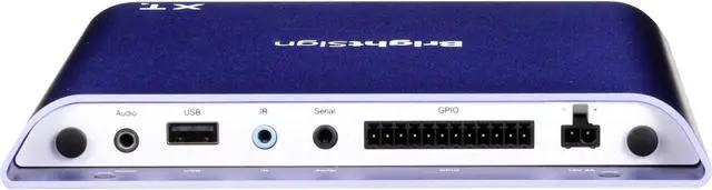 Alt view image 14 of 14 - BrightSign XT1144 Expanded I/O Digital Signage Media Player, H.265, 4K/Full HD, HTML5, Dolby Vision, HDR10+, PoE+, Gigabit Eth, GPIO, IR, M.2 SSD PCIe, Serial, Dual USB, Live TV Playback
