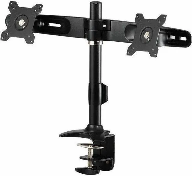Alt view image 7 of 10 - Amer Mounts AMR2C Dual Monitor Mount with Desk Clamp - 15" to 24" Monitors
