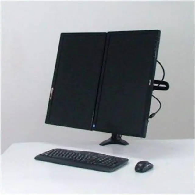 Alt view image 10 of 10 - Amer Mounts AMR2C Dual Monitor Mount with Desk Clamp - 15" to 24" Monitors