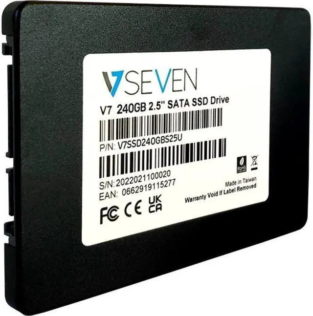 Alt view image 9 of 12 - V7 V7SSD240GBS25U 240GB 2.5" SATA Internal Solid State Drive