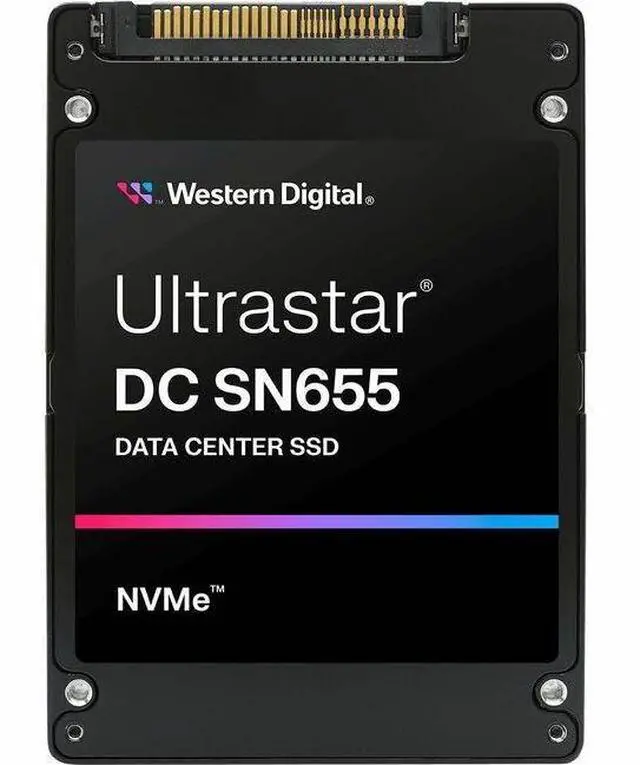 Alt view image 3 of 7 - Western Digital Ultrastar DC SN655 U.3 7.68 TB PCI Express 4.0 TLC 3D NAND NVMe