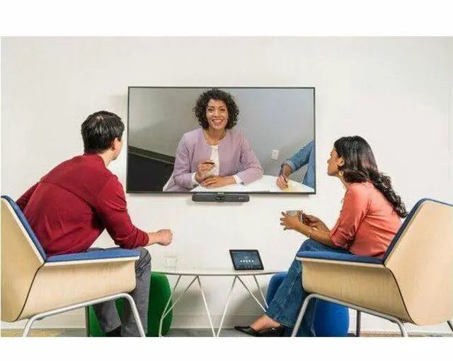 Alt view image 14 of 15 - HP Poly Studio X30 All-In-One Video Bar with TC8 Controller Kit | 83Z46AA#ABA
