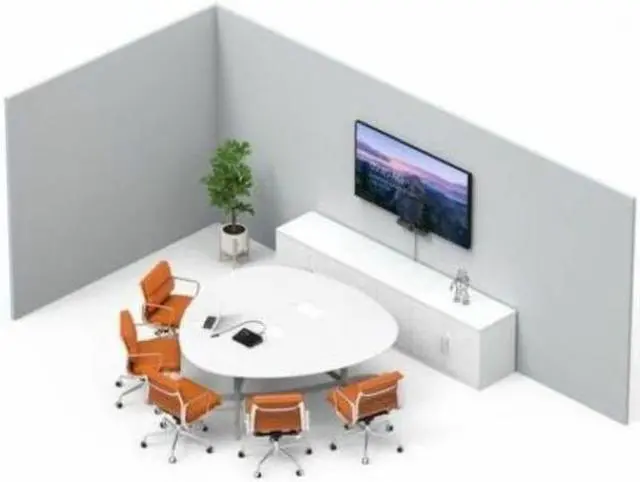 Alt view image 6 of 6 - Logitech Small Microsoft Teams Rooms with Tap + MeetUp 2 + ASUS® NUC - For Video Conferencing - 3840 x 2160 Video (Live) - 4K x Network (RJ-45) - USB - Wireless LAN - Internal Speaker(s) - Int