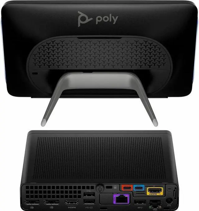 Alt view image 3 of 5 - Poly Studio Base Kit G9 Plus for Microsoft Teams HP Mini IP PC w/TC10 - For Video Conferencing - 1 x Network (RJ-45) - USB - Ethernet - Wireless LAN