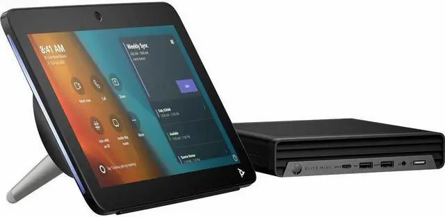 Alt view image 4 of 5 - Poly Studio Base Kit G9 Plus for Microsoft Teams HP Mini IP PC w/TC10 - For Video Conferencing - 1 x Network (RJ-45) - USB - Ethernet - Wireless LAN