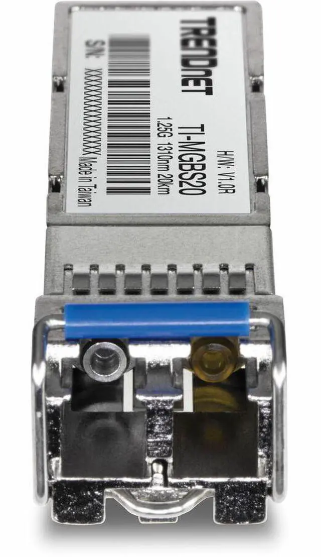 Alt view image 6 of 10 - TRENDnet TI-MGBS20, 1000Base-LX Industrial SFP Single- Mode LC Module (20km), Lifetime Protection