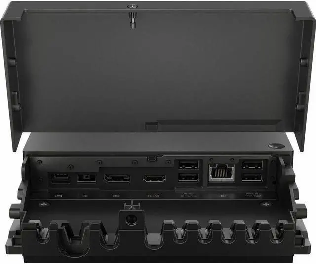 Alt view image 7 of 20 - Lenovo ThinkPad 40BN Docking Station - for Notebook/Monitor - Charging Capability - 135 W - USB Type C - 2 Displays Supported - 4K @ 60Hz, 4K UHD, 4K - 3840 x 2160 - 6 x USB Ports - 2 x USB 2.0 - 5 x