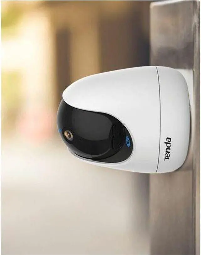 Alt view image 3 of 9 - Tenda RP3 Pro 3 Megapixel Network Camera - Color - 32.81 ft Infrared Night Vision - H.264, H.265 - 2304 x 1296 - 4 mm Fixed Lens - 30 fps - CMOS - Wi-Fi - Desk Mount, Ceiling Mount - Alexa Supported -