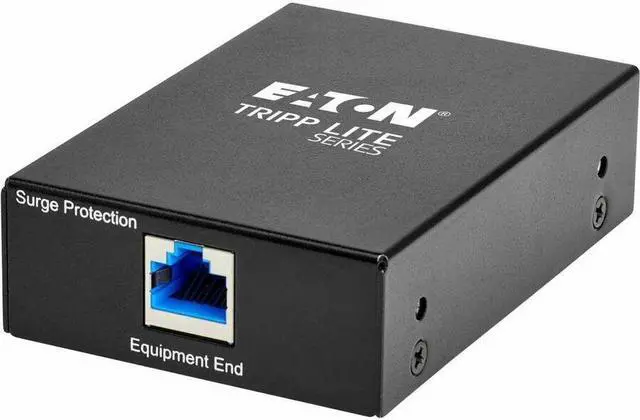Alt view image 4 of 14 - Eaton Tripp Lite Series In-Line PoE Surge Protector - 1 Gbps, IEC Compliant, TAA - Black - RJ-45 - 1 x RJ-45 - 30 VA - PoE - TAA Compliant
