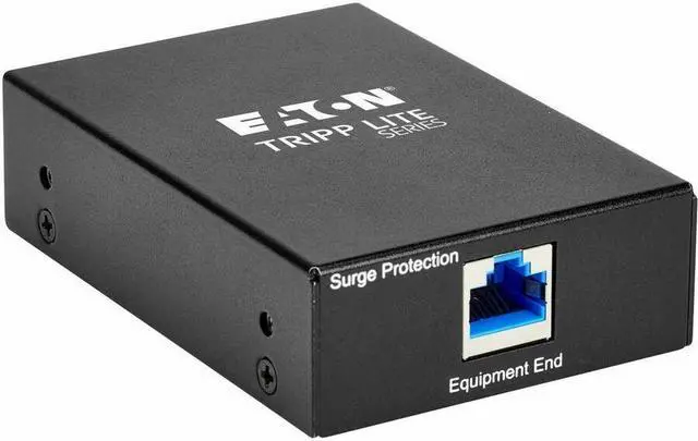 Alt view image 6 of 14 - Eaton Tripp Lite Series In-Line PoE Surge Protector - 1 Gbps, IEC Compliant, TAA - Black - RJ-45 - 1 x RJ-45 - 30 VA - PoE - TAA Compliant