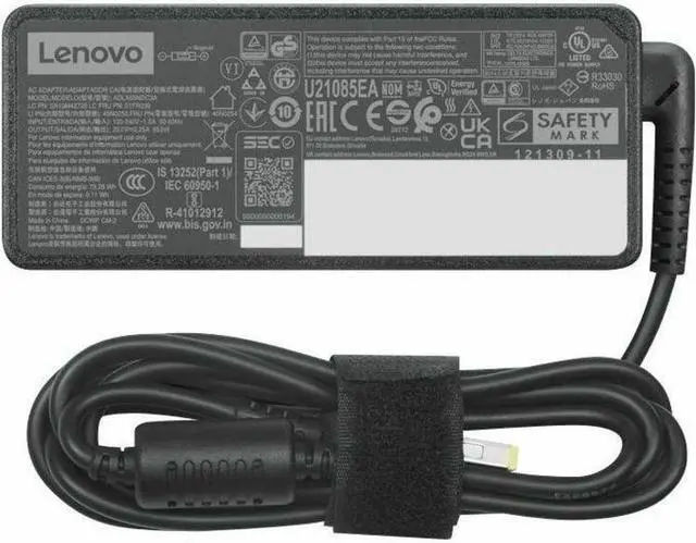 Alt view image 5 of 5 - Lenovo ThinkCentre 65W AC Adapter (Slim Tip)