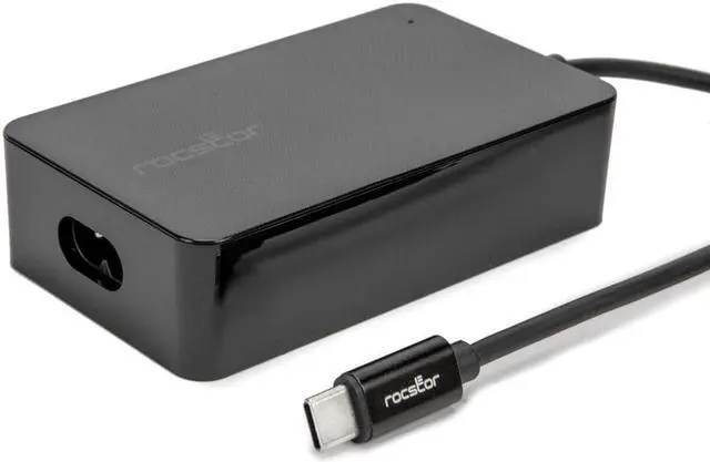 Alt view image 6 of 9 - Rocstor 65W Smart USB-C Laptop Power Adapter Charger - Compatible and perfect fit for Dell,HP®,Lenovo®,Microsoft® Surface® (23W,24W,36W,44W,65W) Power Supply
