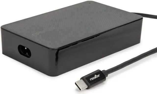 Alt view image 4 of 9 - Rocstor 100W Smart USB-C Laptop Power Adapter Charger - Compatible and perfect fit for Dell,HP®,Lenovo®,Microsoft® Surface®(23W,24W,36W,44W,65W)Power Supply,