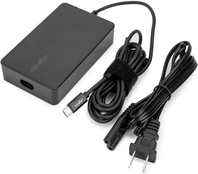 Alt view image 5 of 9 - Rocstor 100W Smart USB-C Laptop Power Adapter Charger - Compatible and perfect fit for Dell,HP®,Lenovo®,Microsoft® Surface®(23W,24W,36W,44W,65W)Power Supply,