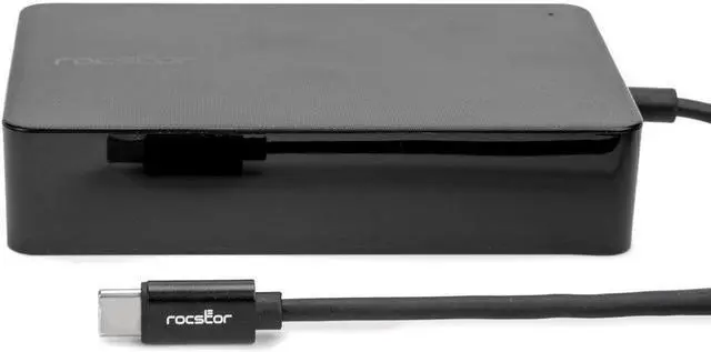 Alt view image 7 of 9 - Rocstor 100W Smart USB-C Laptop Power Adapter Charger - Compatible and perfect fit for Dell,HP®,Lenovo®,Microsoft® Surface®(23W,24W,36W,44W,65W)Power Supply,