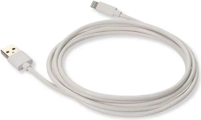 Alt view image 5 of 8 - AddOn 6in USB 2.0 (A) Male to Lightning Male White Cable - 6" Lightning/USB Data Transfer Cable for Notebook, PC, USB Charger, Smartphone, Tablet - First End: 1 x USB 2.0 Type A - Male - Second E