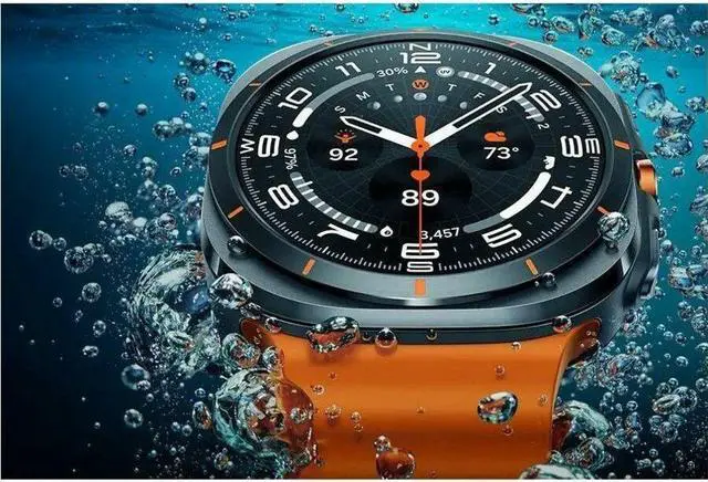 Alt view image 6 of 14 - Samsung Galaxy Watch Ultra Smart Watch - 47 mm - Heart Rate Monitor - Sleep Monitor, Text Messaging, Phone - Sleep Quality, Steps Taken, Heart Rate1.60 GHz - 21.10 GB - 1.5" - Super AMOLED - Blue