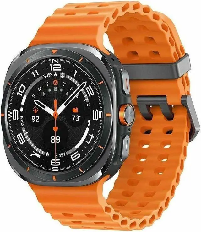 Alt view image 7 of 14 - Samsung Galaxy Watch Ultra Smart Watch - 47 mm - Heart Rate Monitor - Sleep Monitor, Text Messaging, Phone - Sleep Quality, Steps Taken, Heart Rate1.60 GHz - 21.10 GB - 1.5" - Super AMOLED - Blue