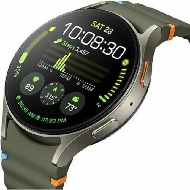 Alt view image 4 of 14 - Samsung Galaxy Watch7 SM-L315UZ Smart Watch - 44.4 mm - 44.4 mm - Heart Rate Monitor - Camera - Heart Rate, Sleep Quality1.60 GHz - 21.10 GB - 1.5" - Super AMOLED - Wear OS - Bluetooth - GPS - Ne