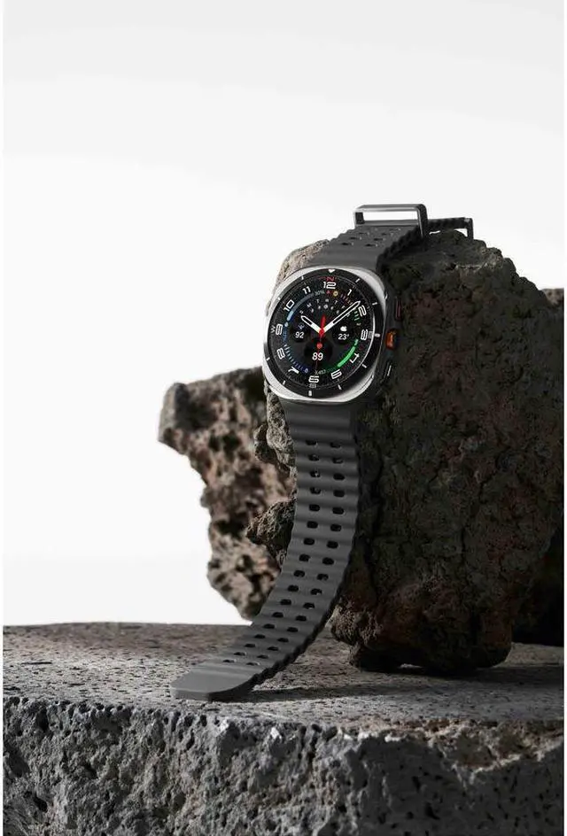 Alt view image 2 of 20 - Samsung Galaxy Watch Ultra, 47mm, Titanium Silver - Heart Rate Monitor, Accelerometer, Barometer, Gyro Sensor, Light Sensor, ECG Sensor, Bioelectrical Impedance Analysis (BIA) Sensor, Pulse Oximeter S