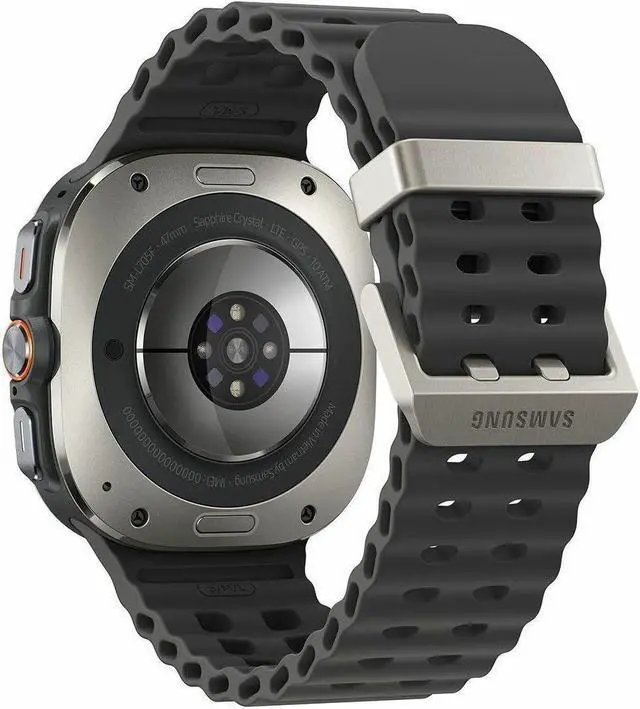 Alt view image 5 of 20 - Samsung Galaxy Watch Ultra, 47mm, Titanium Silver - Heart Rate Monitor, Accelerometer, Barometer, Gyro Sensor, Light Sensor, ECG Sensor, Bioelectrical Impedance Analysis (BIA) Sensor, Pulse Oximeter S
