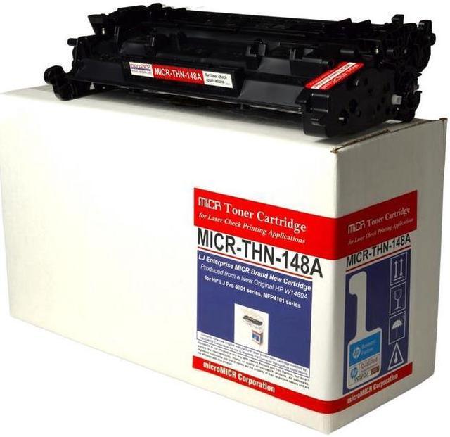 microMICR MICR Standard Yield Laser Toner Cartridge - Alternative for HP 148A, 148X (W1480A) - Black - 1 Each - 2900 Pages microMICR MICR Standard Yield Laser Toner Cartridge - Alternative for HP 148A, 148X (W1480A) - Black - 1 Each - 2900 Pages