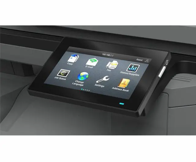 Alt view image 4 of 8 - Lexmark CX532adwe Wired & Wireless Laser Multifunction Printer - Color - Copier/Fax/Printer/Scanner - 35 ppm Mono/35 ppm Color Print - 1200 x 1200 dpi Print - Automatic Duplex Print - Up to 100000