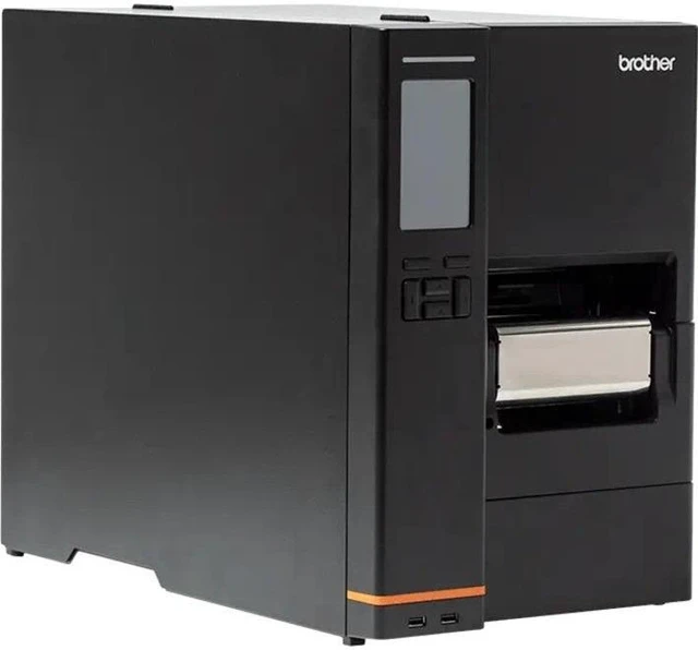 Alt view image 3 of 8 - Brother TJ-4522TN Industrial Direct Thermal/Thermal Transfer Printer - Monochrome - Label Print - USB - Serial - Display Screen - Rewinder - 37.50 ft Print Length x 4.09" Print Width - 12 in/s Mo