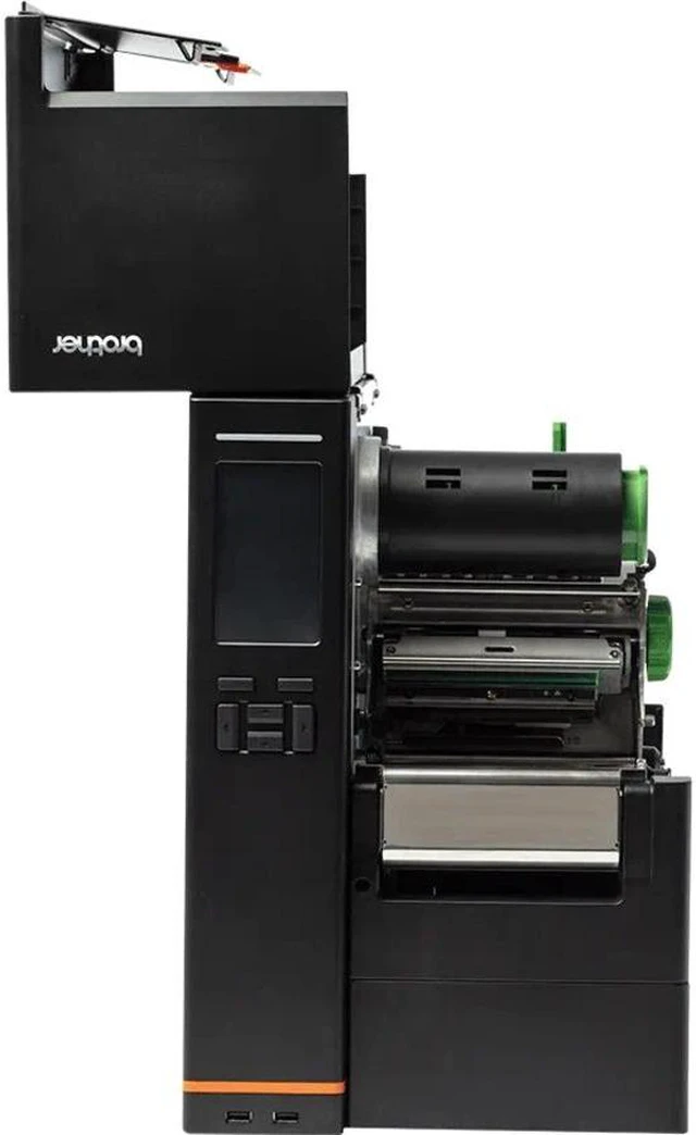 Alt view image 5 of 8 - Brother TJ-4522TN Industrial Direct Thermal/Thermal Transfer Printer - Monochrome - Label Print - USB - Serial - Display Screen - Rewinder - 37.50 ft Print Length x 4.09" Print Width - 12 in/s Mo