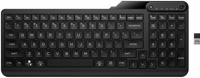 Alt view image 5 of 5 - HP 475 Dual-Mode Wireless Keyboard