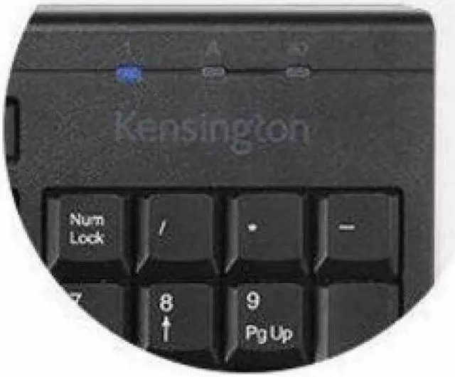 Alt view image 5 of 12 - Kensington KB150 EQ Wireless Keyboard - Wireless Connectivity - RF - 2.40 GHz - USB Type A Interface - 104 Key - Windows, Mac OS - PC, Mac - Membrane Keyswitch - AA Battery Size Supported - Black