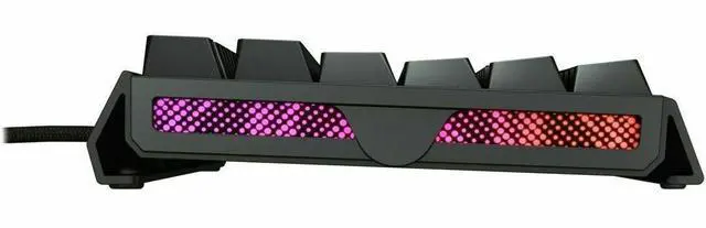 Alt view image 2 of 9 - CHERRY MX 3.1 Wired Gaming Keyboard - Black aluminum housing, MX2A BROWN RGB Switch, Abrasion resistant keys, Detachable braided cable