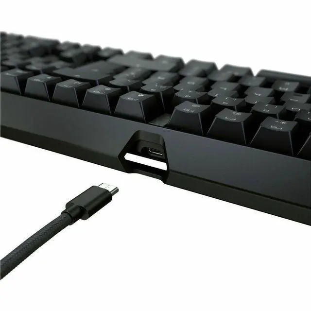 Alt view image 3 of 9 - CHERRY MX 3.1 Wired Gaming Keyboard - Black aluminum housing, MX2A BROWN RGB Switch, Abrasion resistant keys, Detachable braided cable