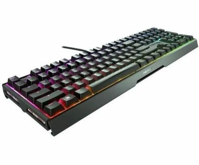 Alt view image 7 of 9 - CHERRY MX 3.1 Wired Gaming Keyboard - Black aluminum housing, MX2A BROWN RGB Switch, Abrasion resistant keys, Detachable braided cable