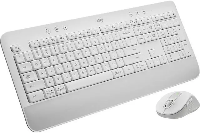 Alt view image 19 of 20 - Logitech Signature MK650 Combo for Business Wireless Mouse and Keyboard Off-White (920-011018)