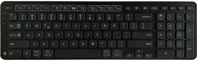 Main image of Contour Balance Keyboard - Wireless Connectivity - Windows, Mac OS X - PC, Mac - Plastic - AAA Battery Size Supported - Black