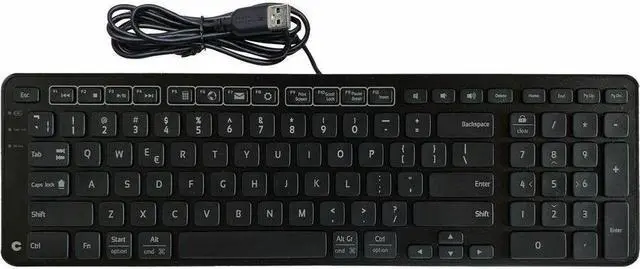 Alt view image 2 of 6 - Contour Balance Keyboard - Wireless Connectivity - Windows, Mac OS X - PC, Mac - Plastic - AAA Battery Size Supported - Black