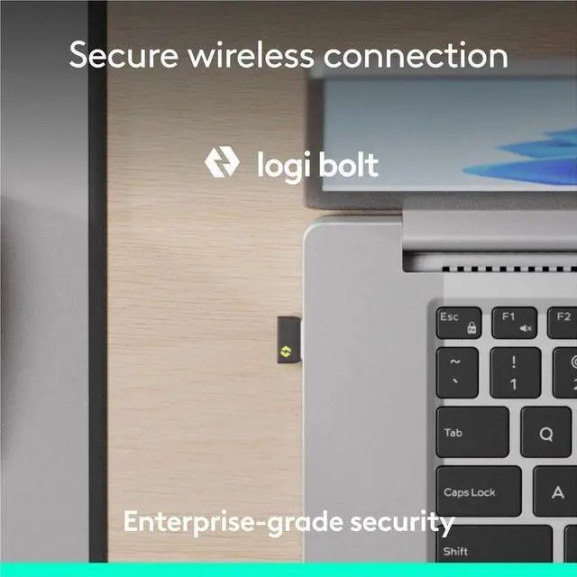 Alt view image 7 of 7 - Logitech Signature Slim MK955 Combo for Business, Copilot Edition, Wireless Keyboard and Mouse, Graphite    920-013271