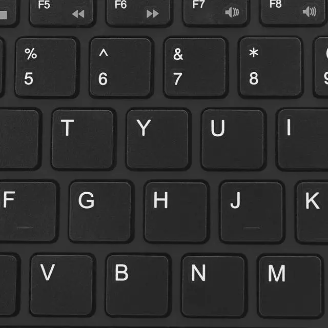 Alt view image 8 of 12 - ADESSO Air Mouse Mobile With Compact Keyboard WKB-5100CB 2.4 GHz Wireless Technology Keyboard