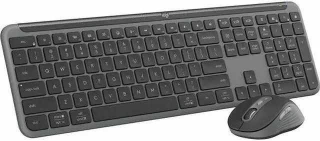 Alt view image 14 of 20 - Logitech MK955 Wireless Keyboard and Optical Mouse Combo Black (920-012425)