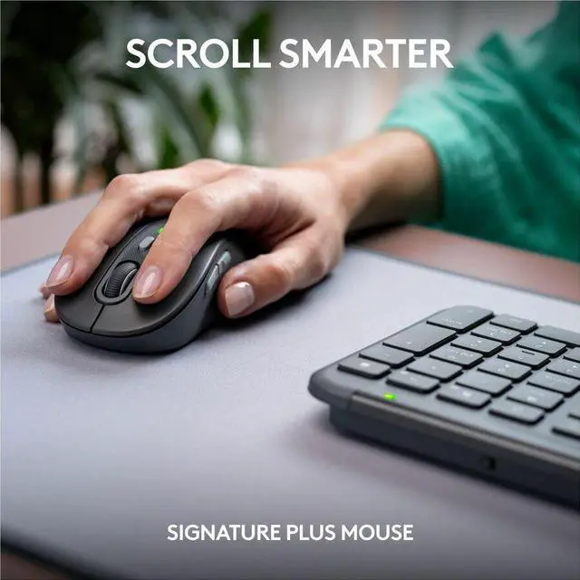 Alt view image 15 of 20 - Logitech MK955 Wireless Keyboard and Optical Mouse Combo Black (920-012425)