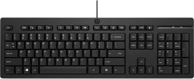 Alt view image 5 of 13 - HP 125 Wired Keyboard