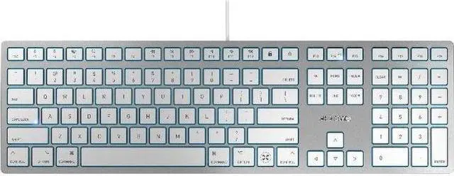 Alt view image 2 of 13 - CHERRY KC 6000C For Mac Corded Mac Keyboard
