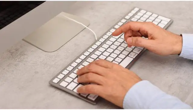 Alt view image 7 of 13 - CHERRY KC 6000C For Mac Corded Mac Keyboard