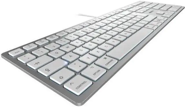 Alt view image 8 of 13 - CHERRY KC 6000C For Mac Corded Mac Keyboard