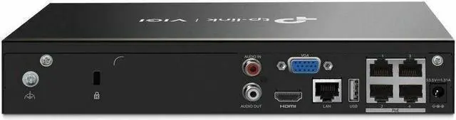 Alt view image 6 of 10 - TP-Link VIGI 4 Channel PoE+ Network Video Recorder - 2 TB HDD - VIGI NVR1004H-4P-2TB