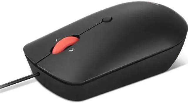 Alt view image 11 of 18 - lenovo ThinkPad USB-C Wired Compact Mouse 4Y51D20850 Black 4 Buttons 1 x Wheel USB Type-C Wired Optical Mouse