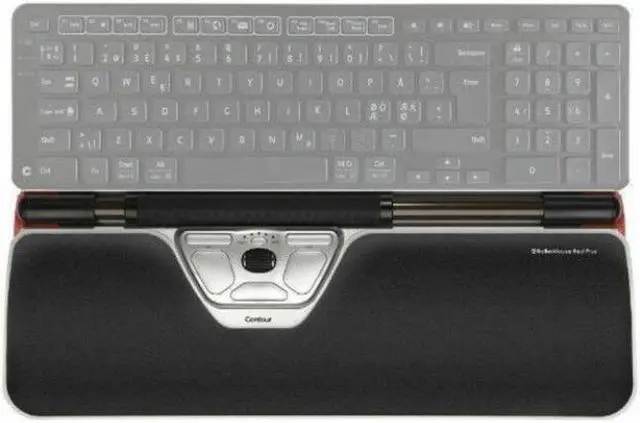 Alt view image 4 of 6 - Contour RollerMouse Red Plus - Wireless - Rechargeable - 2800 dpi - RollerBar - 7 Button(s) - 6 Programmable Button(s) - 3 Month Battery Run Time