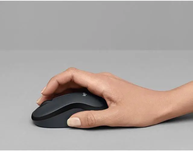 Alt view image 12 of 13 - Logitech M220 SILENT Wireless Mouse 2.4 GHz with USB Receiver 1000 DPI Optical Tracking 18-Month Battery Ambidextrous Compatible with PC, Mac Laptop Off-white