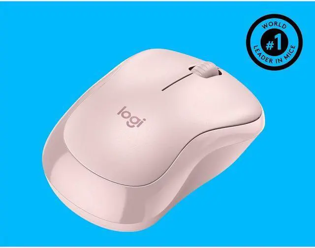 Alt view image 13 of 13 - Logitech M220 SILENT Wireless Mouse 2.4 GHz with USB Receiver 1000 DPI Optical Tracking 18-Month Battery Ambidextrous Compatible with PC, Mac Laptop Off-white